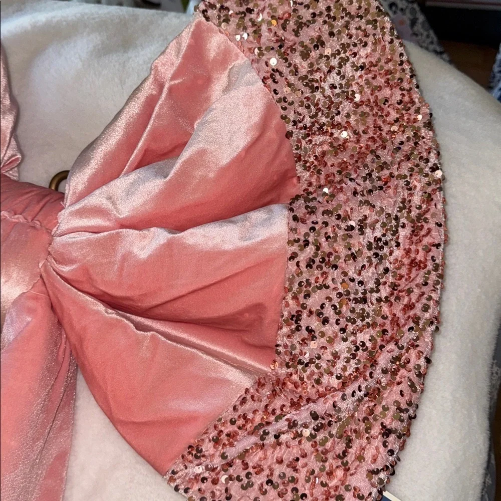 🎀🎀cupcakes and cashmere Christmas 6 foot velvet and bling merry Christmas bow🎀🎀